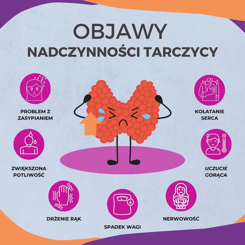 Objawy nadczynności tarczycy u mam